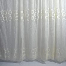 Gemma Fehér krém Organza Függöny készre varrt 250 x 300 cm