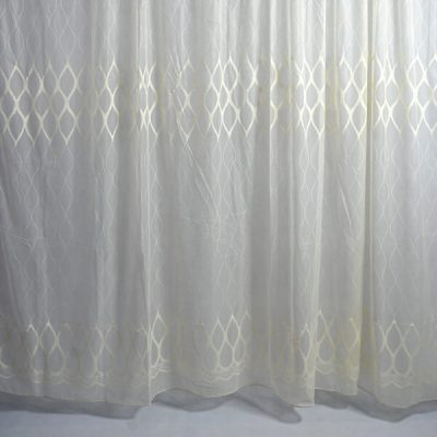   Gemma Fehér krém Organza Függöny készre varrt 250 x 300 cm