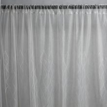 Gemma Fehér krém Organza Függöny készre varrt 250 x 300 cm