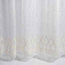 Gemma Fehér krém Organza Függöny készre varrt 250 x 300 cm