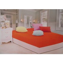 Fergie narancs pamut gumis lepedő 180 x 200 cm