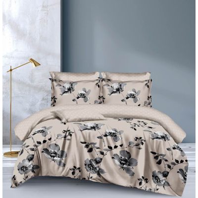   Csillagfürt 7 Részes Pamut Ágyneműhuzat garnitúra virágos