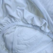 Szanna Vízhatlan Gumis Lepedő 160 x 200 cm fehér prémium