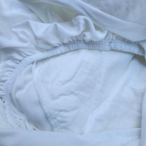 Szanna Vízhatlan Gumis Lepedő 160 x 200 cm fehér prémium