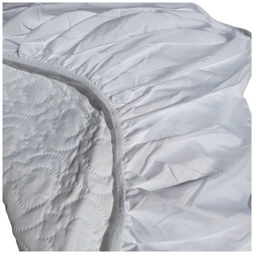 Pretty ultrahangos steppelt Gumis Lepedő 140 x 200 cm fehér