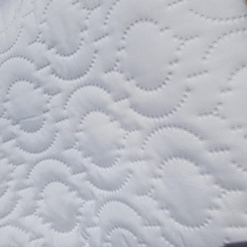Pretty ultrahangos steppelt Gumis Lepedő 140 x 200 cm fehér