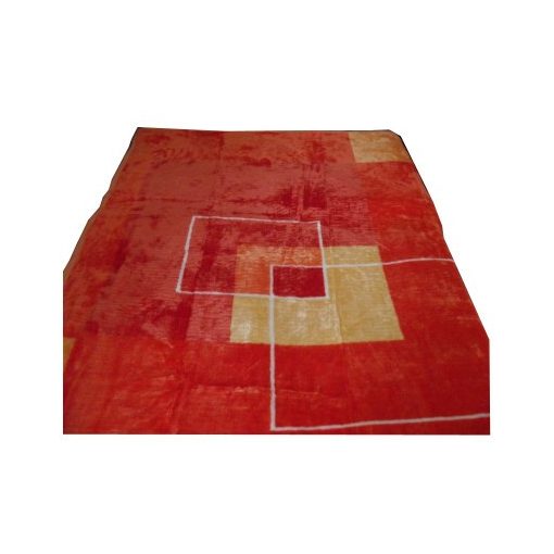Zola Bézs Narancssárga Ágytakaró Pléd 200 x 240 cm