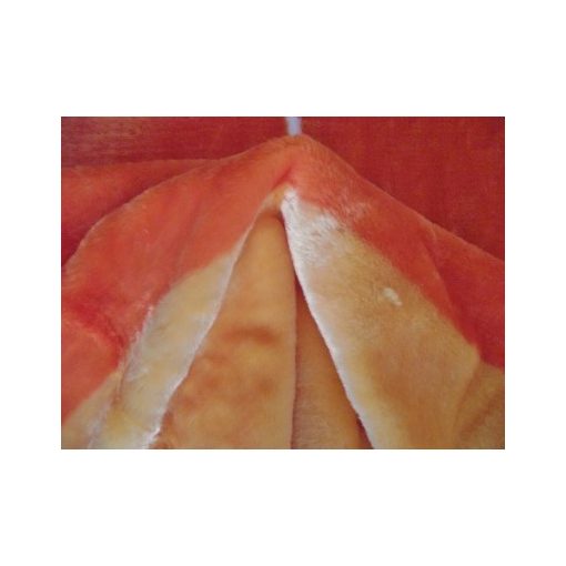 Zola Bézs Narancssárga Ágytakaró Pléd 200 x 240 cm