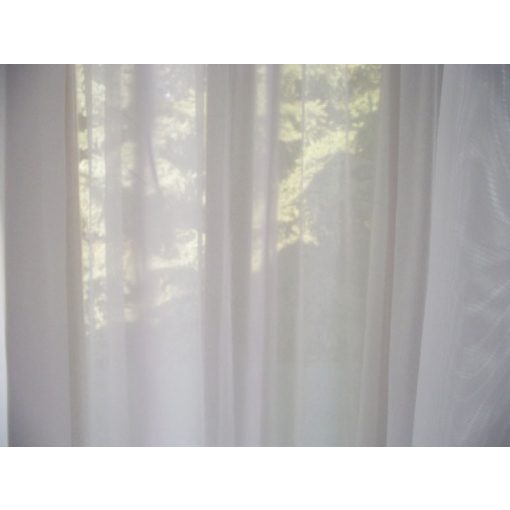 Kisvirág készre varrt organza függöny fehér 400 x 260 cm