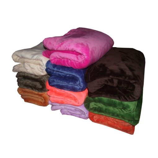 Katalin Lila Takaró Mikroszálas Plüss