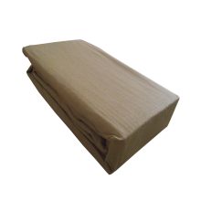 Szamíra cappuccino gumis pamut lepedő 100 x 200 cm