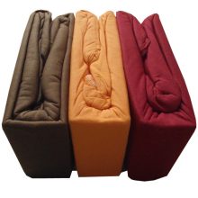 Szamíra cappuccino gumis pamut lepedő 100 x 200 cm