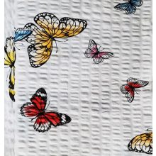 Bemolle Magyar Krepp ágyneműhuzat garnitúra 100% pamut pillangós Fehér