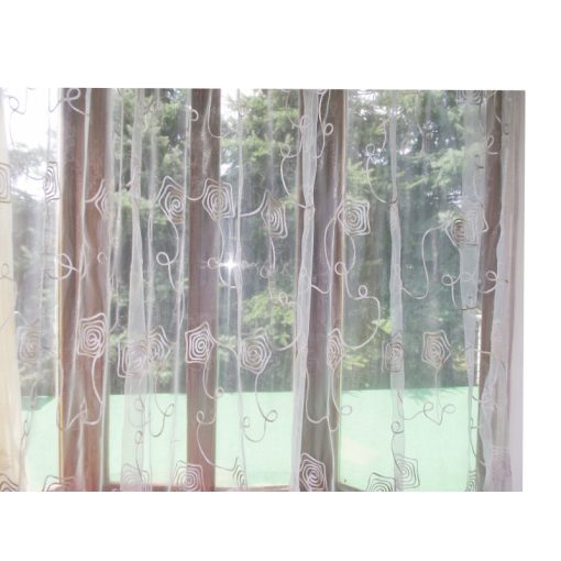 Zorácska Fehér Organza Függöny 250 x 300 cm