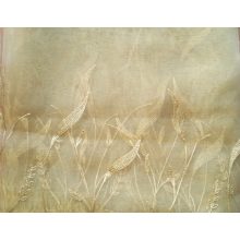 Sötét-Bézs Organza függöny - készre varrt