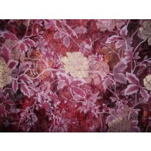 Zsaklin Bordó Dekorfüggöny-fényáteresztő