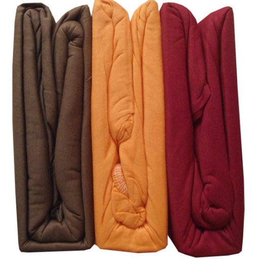 Henni Pamut Gumis Lepedő 200 x 200 cm narancssárga