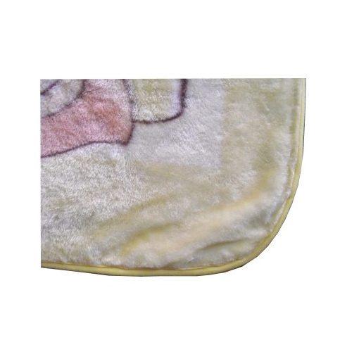 Családi körben Krém Fehér Gyerek Pléd Ágytakaró 100 x 140 cm