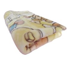 Családi körben Krém Fehér Gyerek Pléd Ágytakaró 100 x 140 cm