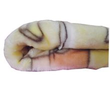 Családi körben Krém Fehér Gyerek Pléd Ágytakaró 100 x 140 cm