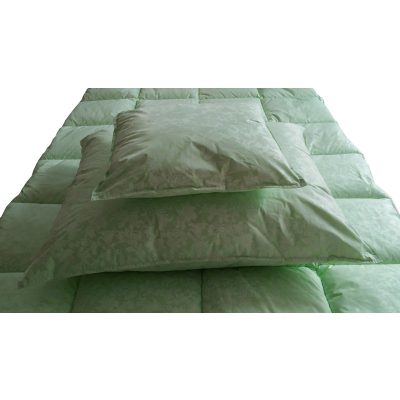 Lilike Prémium selyemangin zöld paplan párna kispárna