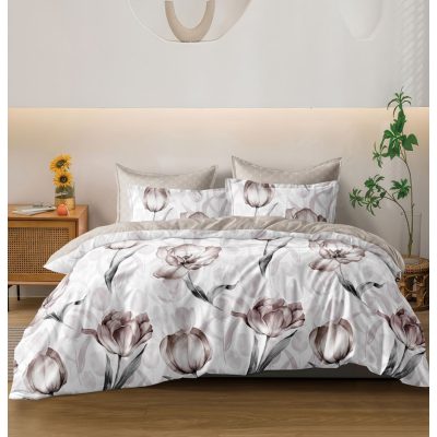 Ugrin 6 részes virágmintás ágyneműhuzat garnitúra