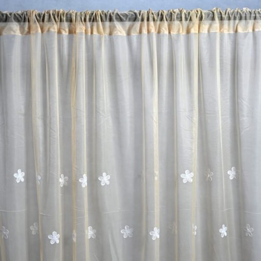 Dorotthy Bézs Kész Organza Függöny 250 x 300 cm