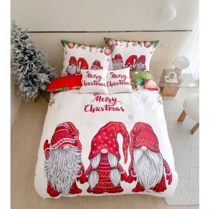   Alberta Karácsonyi Ágyneműhuzat Garnitúra Pamut 7 részes