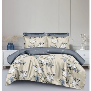   Annasára virágos ágyneműhuzat 6 részes 200 x 220 cm paplanhuzat