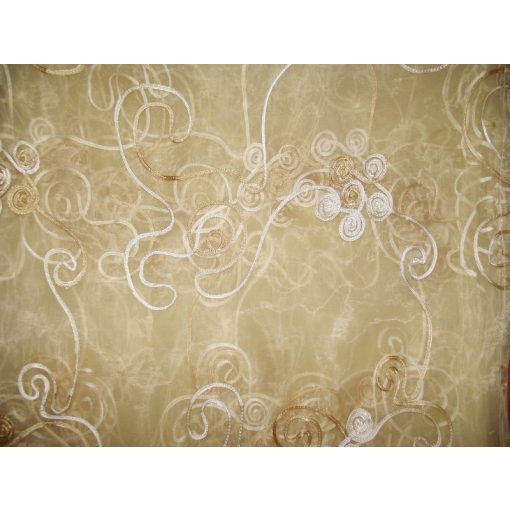 Noémi Arany Bézs Organza függöny - készre varrt 250 x 300 cm