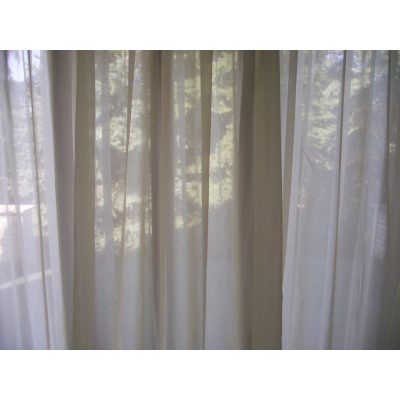 Tulika Krém Organza függöny - készre varrt