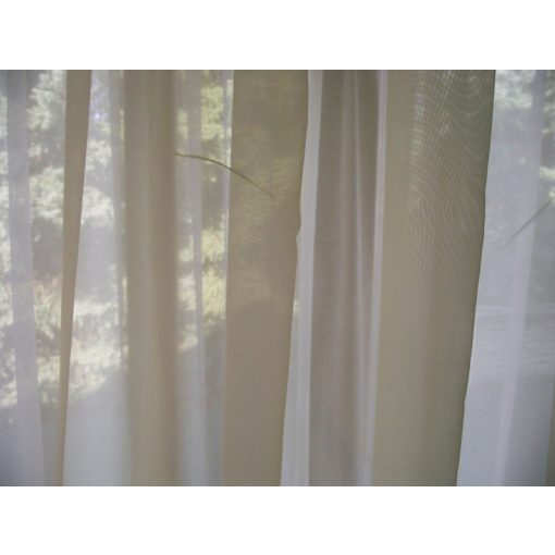 Tulika Krém Organza függöny - készre varrt
