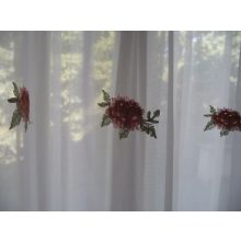 Andrea Fehér Organza függöny - készre varrt