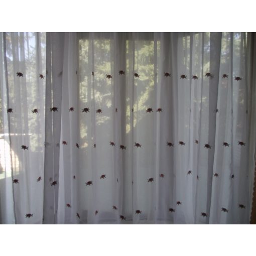 Andrea Fehér Organza függöny - készre varrt