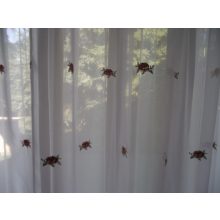 Andrea Fehér Organza függöny - készre varrt