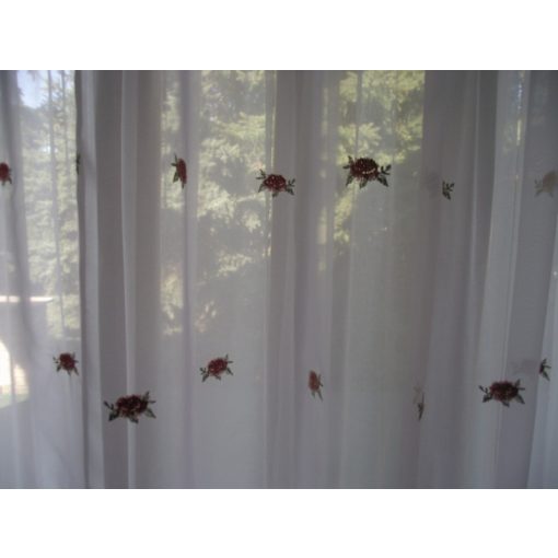 Andrea Fehér Organza függöny - készre varrt