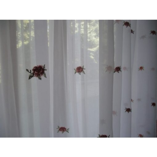 Andrea Fehér Organza függöny - készre varrt
