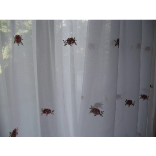 Andrea Fehér Organza függöny - készre varrt