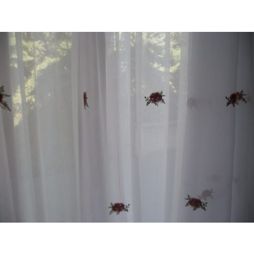 Andrea Fehér Organza függöny - készre varrt