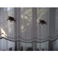 Andrea Fehér Organza függöny - készre varrt