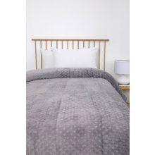 Sirkán ágytakaró pléd szürke 200 x 240 cm