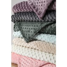 Sirkán ágytakaró pléd szürke 200 x 240 cm