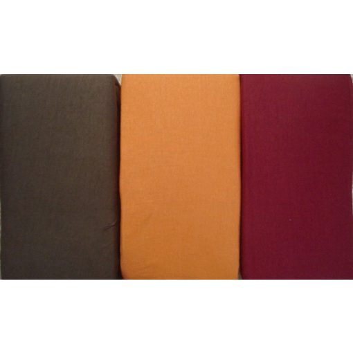 Jelina Bordó Gumis Lepedő Pamut 200 x 220 cm