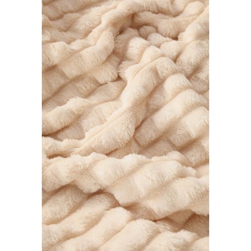 Panda ágytakaró pléd elegáns krém bézs vaj szín