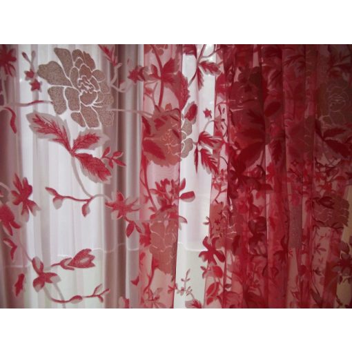 Salomea Piros Arany Dekorfüggöny-fényáteresztő