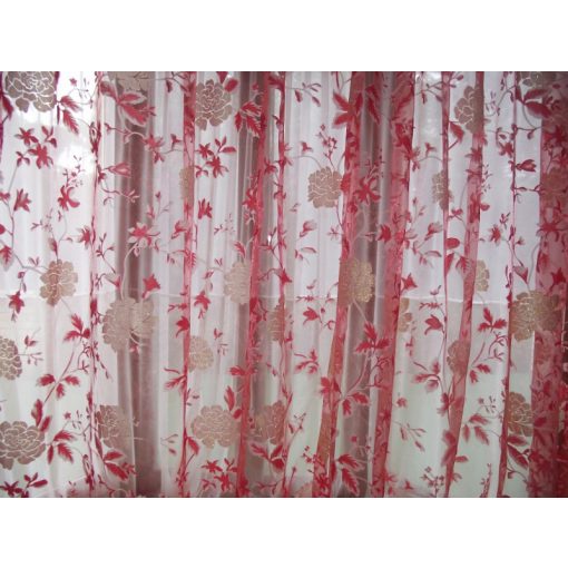 Salomea Piros Arany Dekorfüggöny-fényáteresztő