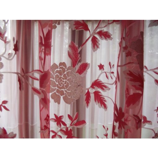 Salomea Piros Arany Dekorfüggöny-fényáteresztő
