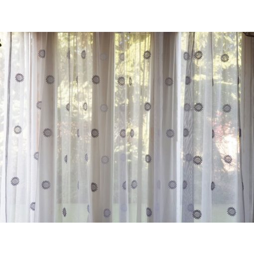 Zomilla Fehér Jacquard Függöny 250 x 300 cm