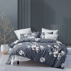   Belion szűrke ágyneműhuzat garnitúra 6 részes 200 X 220 cm