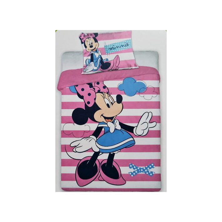 100% Pamut 2 Részes Minnie Mouse Kislány Ágyneműhuzat Minnie Egér 100% Pamut Ágynemű vásárlás | szepagynemu.hu